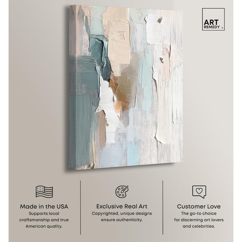 Impasto Intervals I Canvas by Art Remedy, Gallery Wrapped