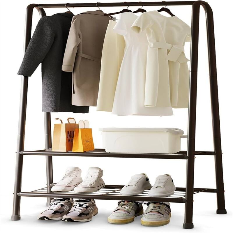 Premium Metal Closet Organizers and Storage - 13.8"D x 24.4"W x 62"H