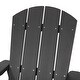 preview thumbnail 26 of 35, Culver Outdoor Faux Wood Adirondack Chair by Christopher Knight Home