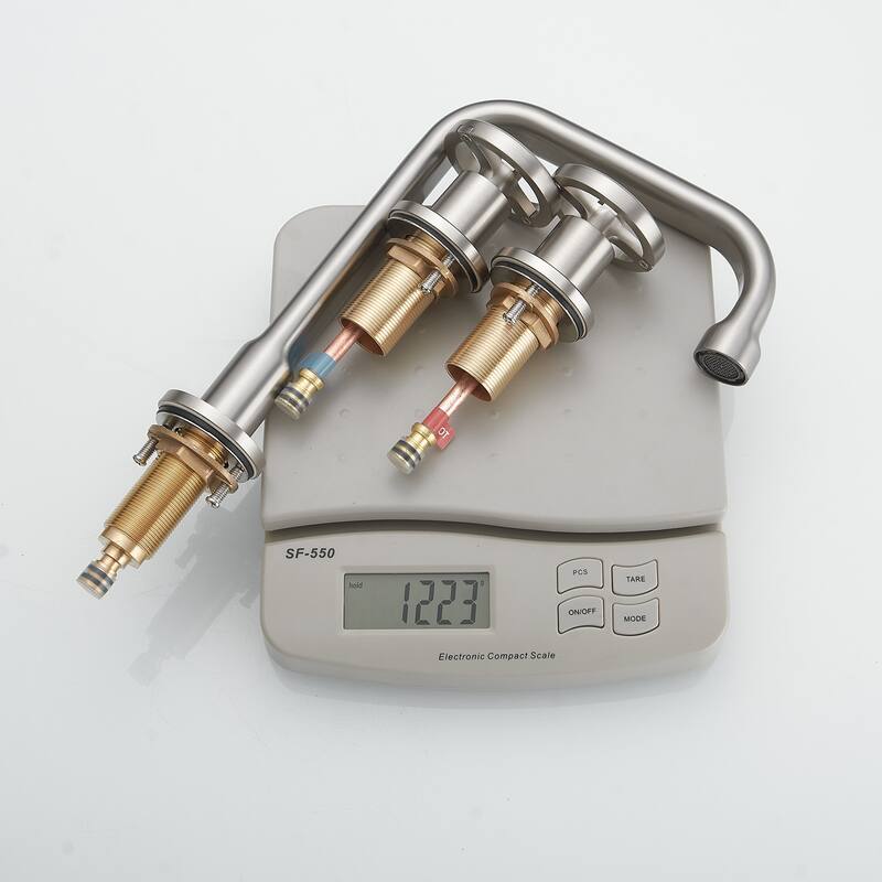 8 Inches Widespread Bathroom Faucet with Drain Kit