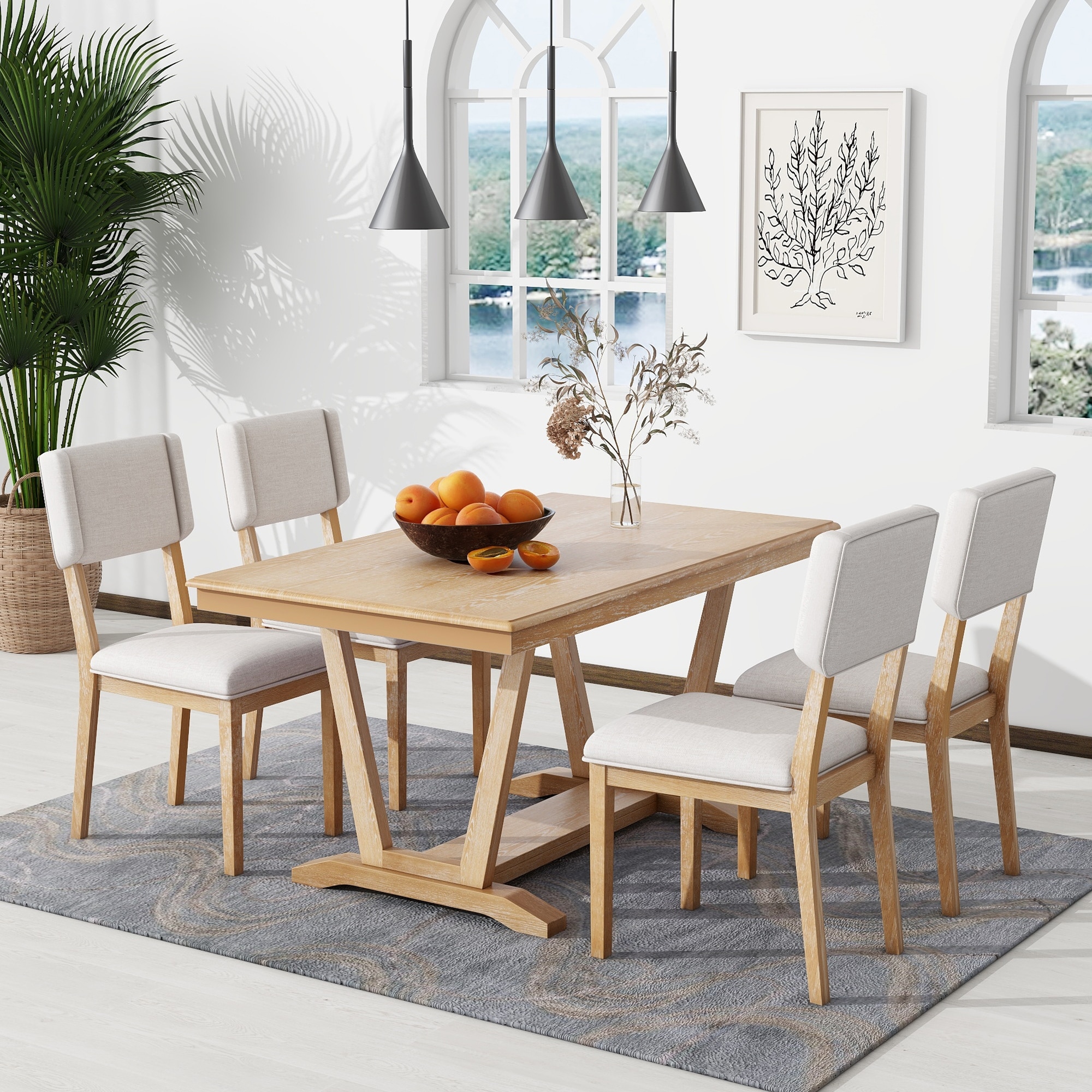 Rustic 5 hotsell piece dining set