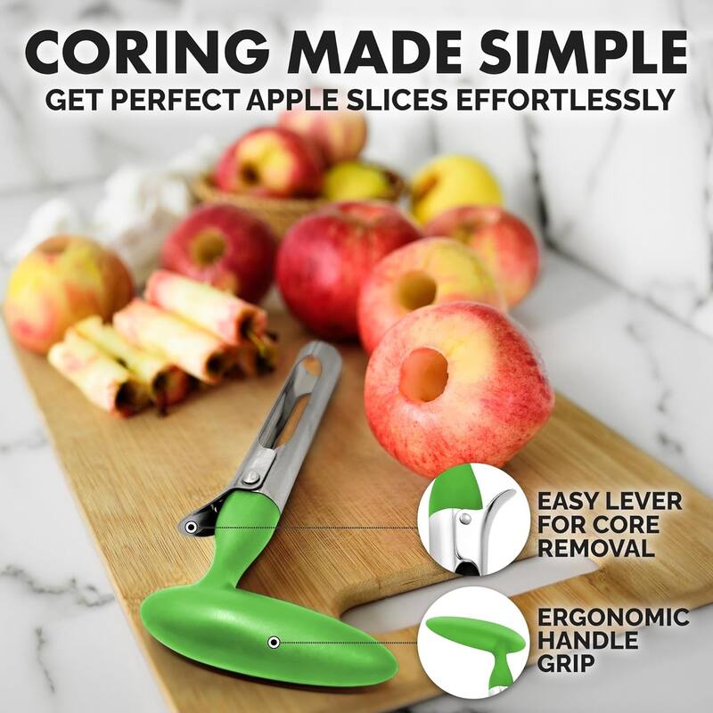 Zulay Kitchen Ultra Sharp Premium Apple Corer Tool