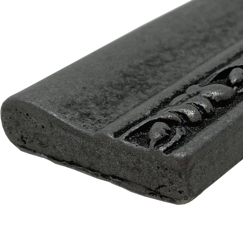 Dove 1.5" x 8" Matte Metallic Listello Wall Tile Trim