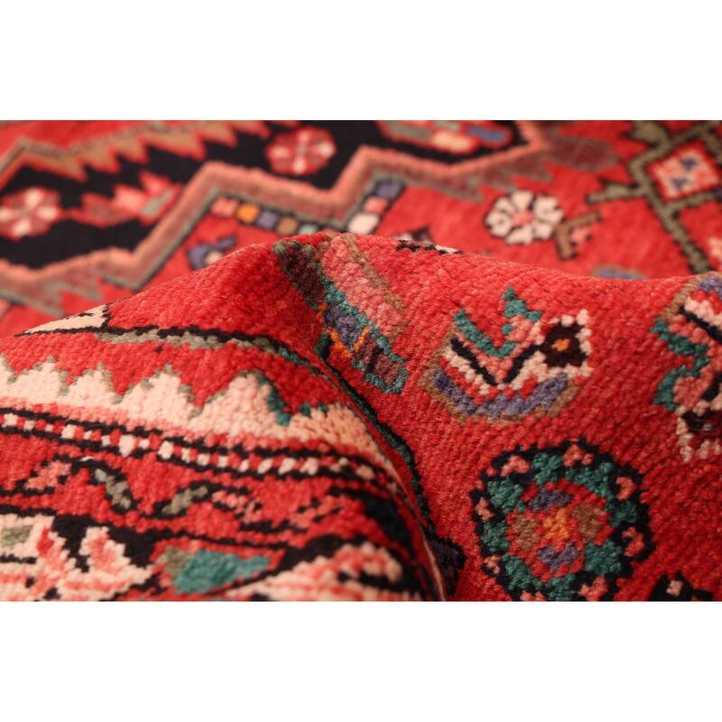 ECARPETGALLERY Hand-knotted Andelz Red Wool Rug - 5'3 x 9'2