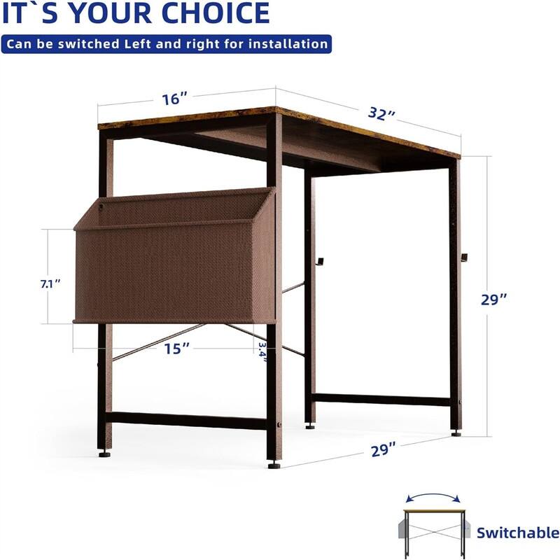 32 Inch Computer Desk Small Spaces Desk