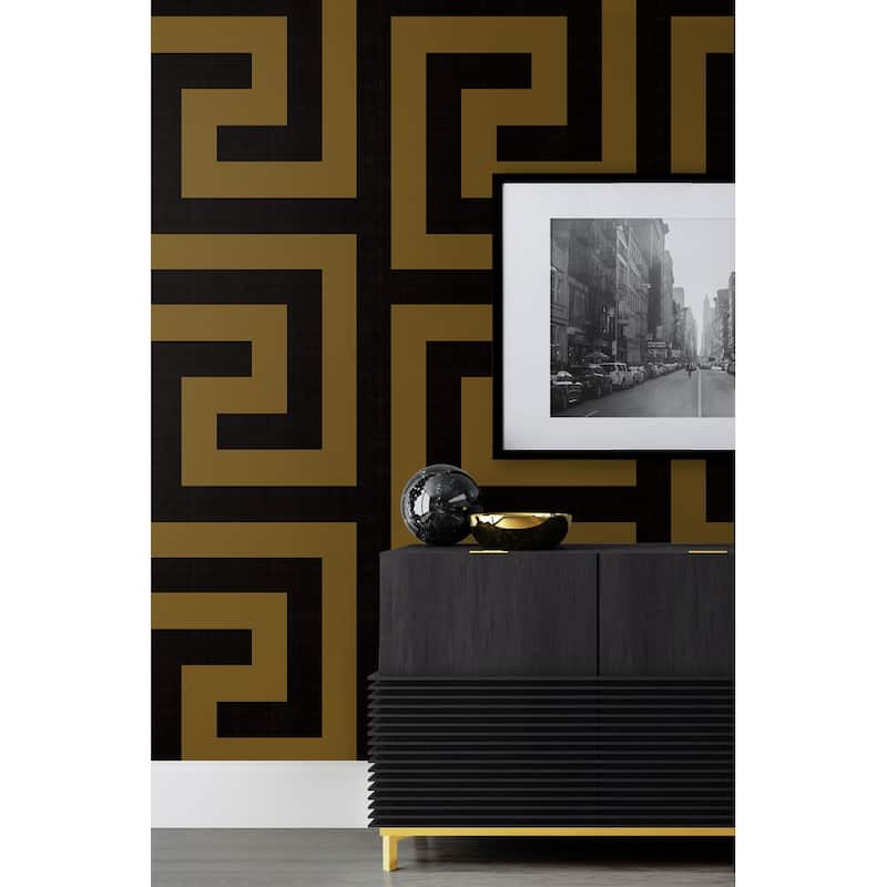 NextWall Maze Geo Peel and Stick Wallpaper