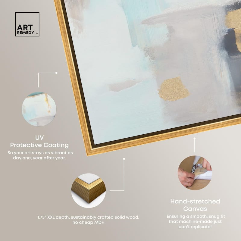 Misty Luxe III Canvas by Art Remedy