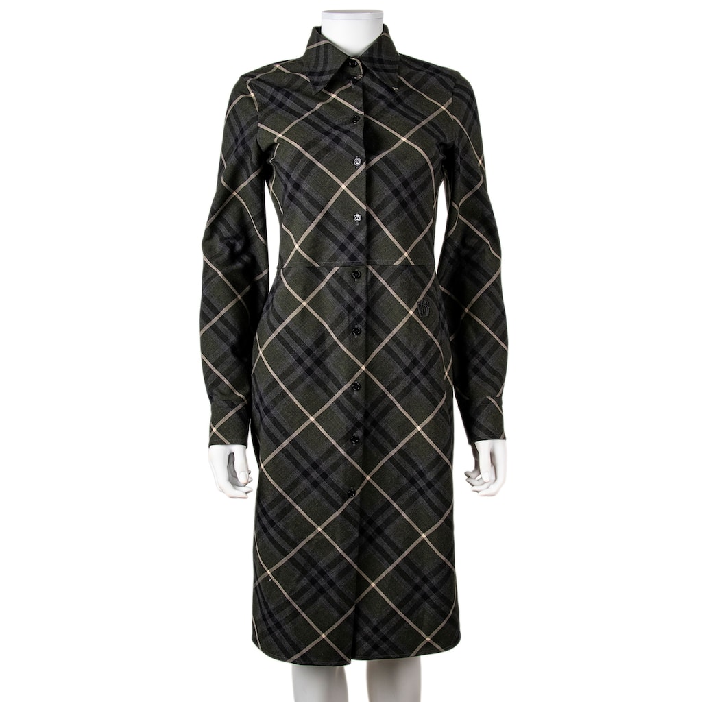 Burberry Check Slim Fit Shirt Dress