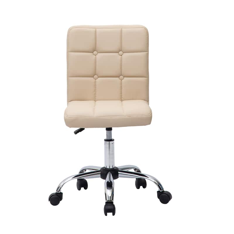 Porthos Home Parker Faux Leather Office Chair with Metal Base