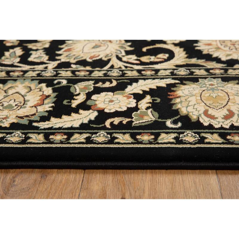 Izmir Collection Multicolor Transitional Floral/Botanical Area Rug