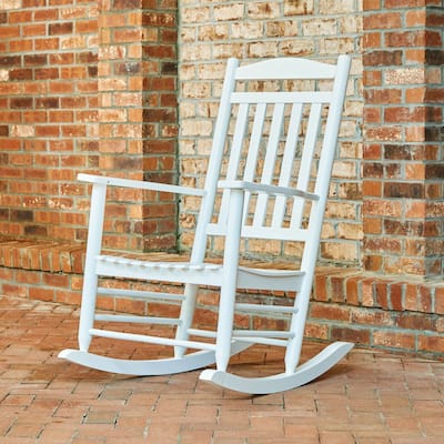 Grandview Wood Outdoor Patio Rocking Chair