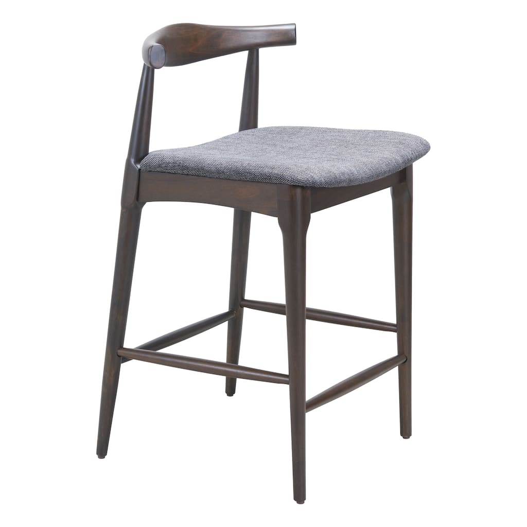 Tuzka Counter Stool Gray & Espresso