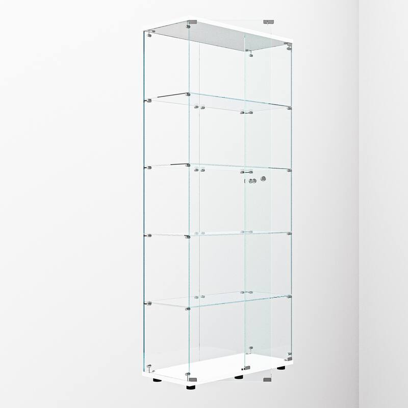 Tempered glass display cabinet,liquorcabinet,storagecabinet,filecabinet,with paipai lights and locks with adjustable feet