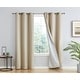 preview thumbnail 75 of 74, Dakota Complete Blackout Drapery Heavy Thermal Insulated Efficient Window Curtain Grommet Panels, 2 Panels 42 W x 84 L per panel - Set of 2 - Beige