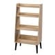 preview thumbnail 14 of 25, SEI Furniture Barrencroft Mid-century Modern Wood Leaning Ladder Bookcase