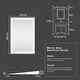 preview thumbnail 34 of 52, LED Bathroom Vanity Mirror Wall Mounted with Double Light Strip, 3-Color Dimmable, Anti-Fog, HD Tempered Glass, UL-Listed, ETL