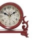 preview thumbnail 21 of 24, Black Metal Scroll Decorative Clock (Set of 2) - 7 x 3 x 7