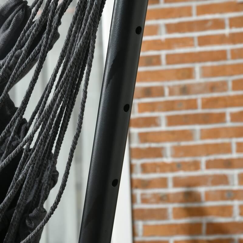 Steel Hammock Chair with Stand & Headrest