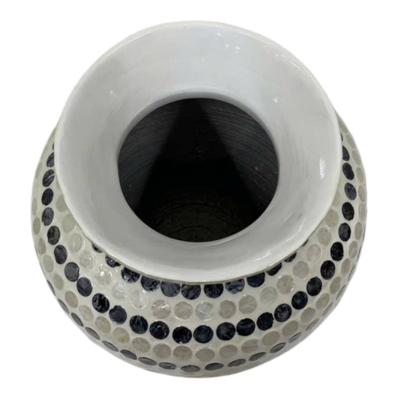 Shell Pottery Decorative Vase Modern Handcrafted Versatile Home Decor