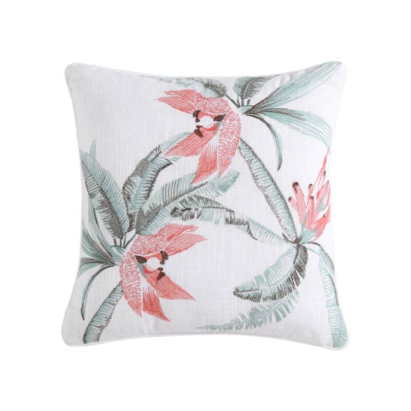 Tommy Bahama Acapulco Palms Green Throw Pillow