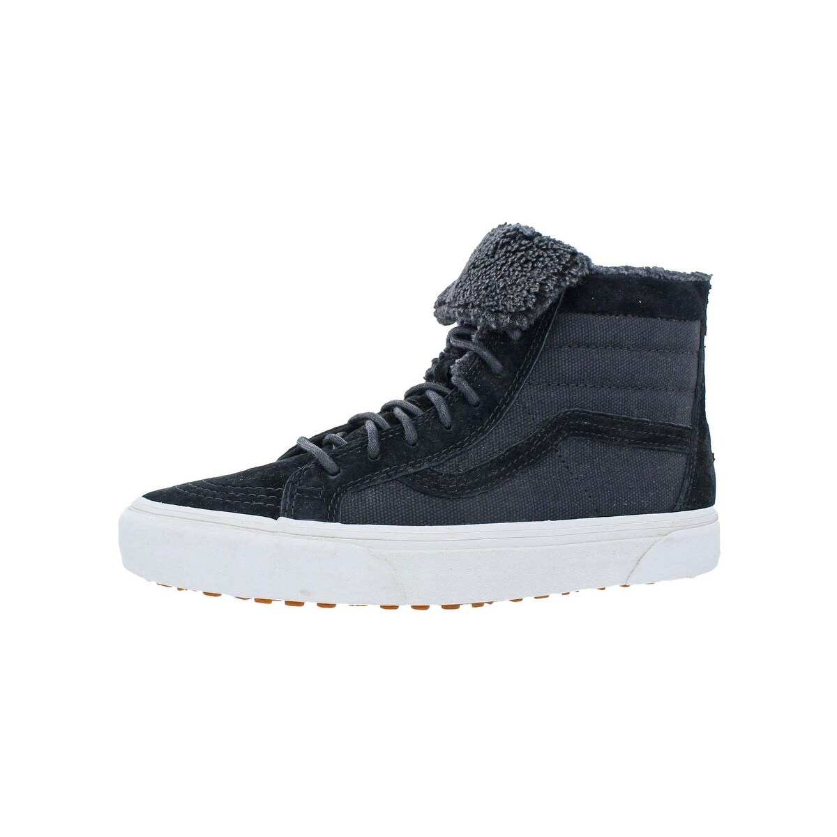 fur lined high top vans