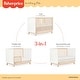 preview thumbnail 5 of 3, Fisher Price Siesta 3-in-1 Convertible Crib by Dream On Me - Vintage White Oak