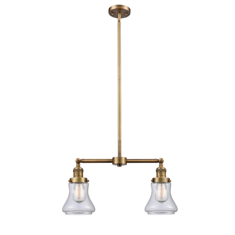 Innovations Lighting Bellmont 2 Light 21" Wide Linear Chandelier