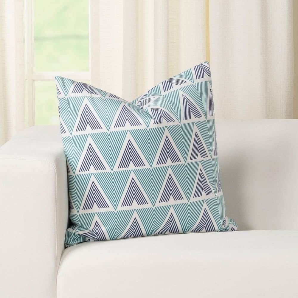 Woodstock Geometric Printed Plush Throw Pillow