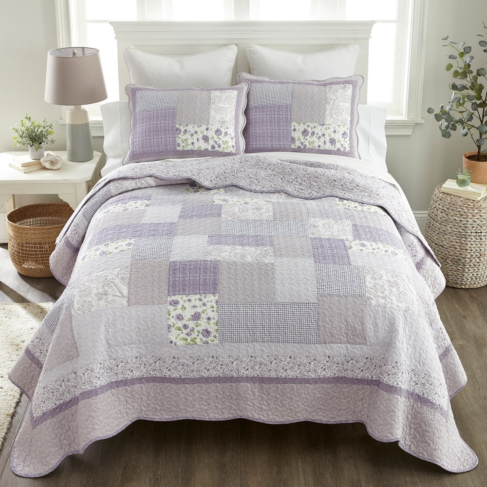 Donna Sharp Lavender Rose Cotton Quilt Collection