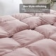 preview thumbnail 2 of 11, Lightweight to Heavyweight Premium White Goose Down Comforter Duvet Insert