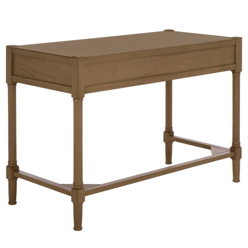 SAFAVIEH Zennure White Washed Grey Writing Desk