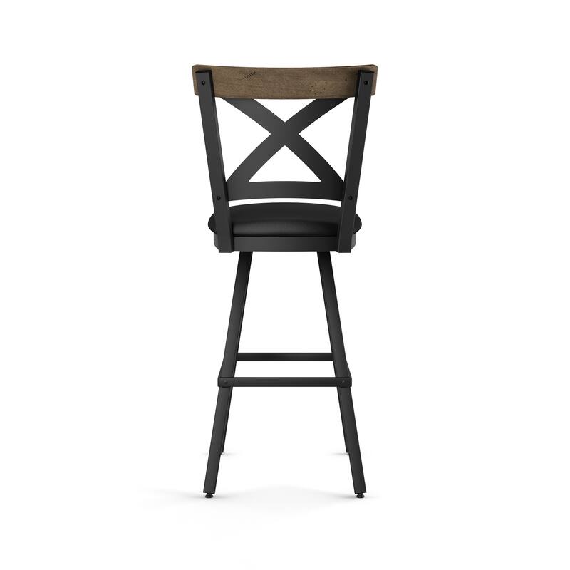 Amisco Snyder Swivel Counter and Bar Stool