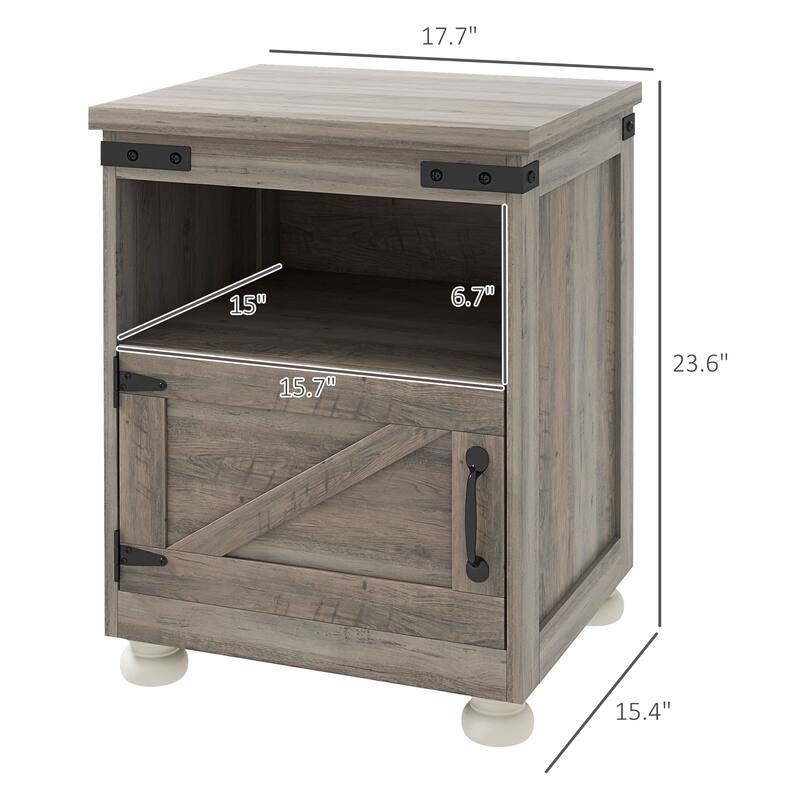 Small Side Table Sofa Table with Storage