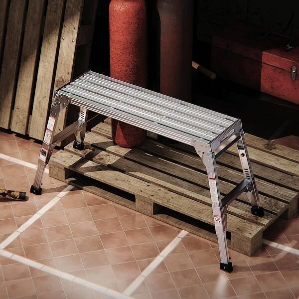 Aluminum Work Bench Garage Work Table Diamond Plate Aluminum Work