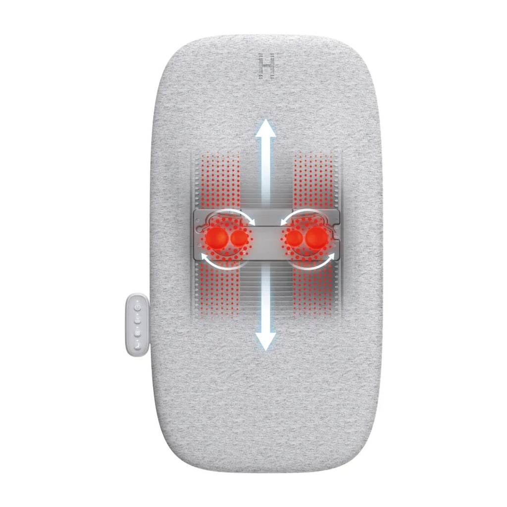 Homedics Ultra Slim Shiatsu Massage Cushion with Heat - Deep‑Kneading Shiatsu • Zone Control • Lightweight & Portable - N/A