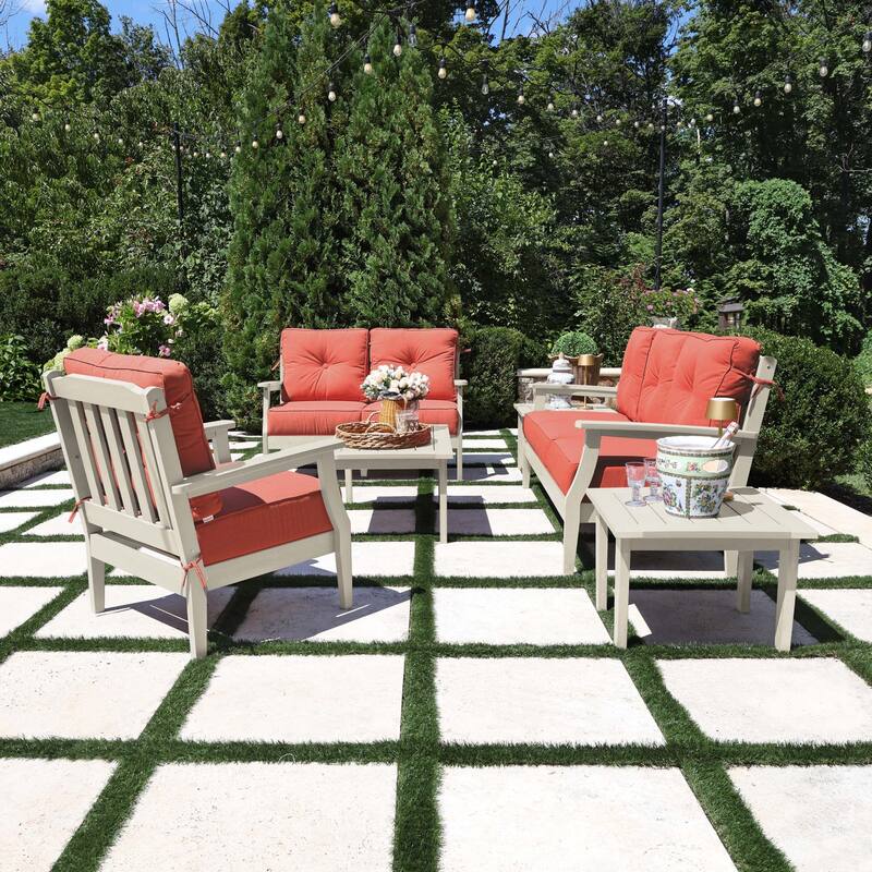 HIGHWOOD Lehigh 6-Piece Grand Deep Seating Set