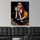 preview thumbnail 15 of 20, "African American Santa" Christmas Winter Holiday Poster Print