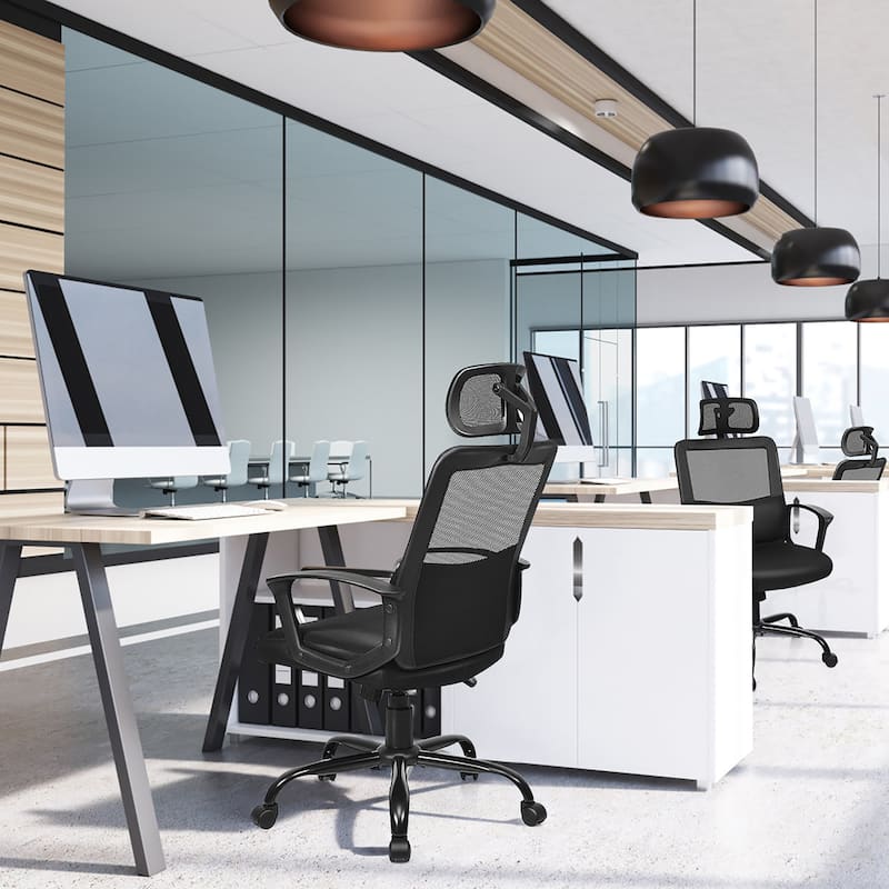 Mesh Office Chair High Back Office Chair Swivel Computer Task Chair