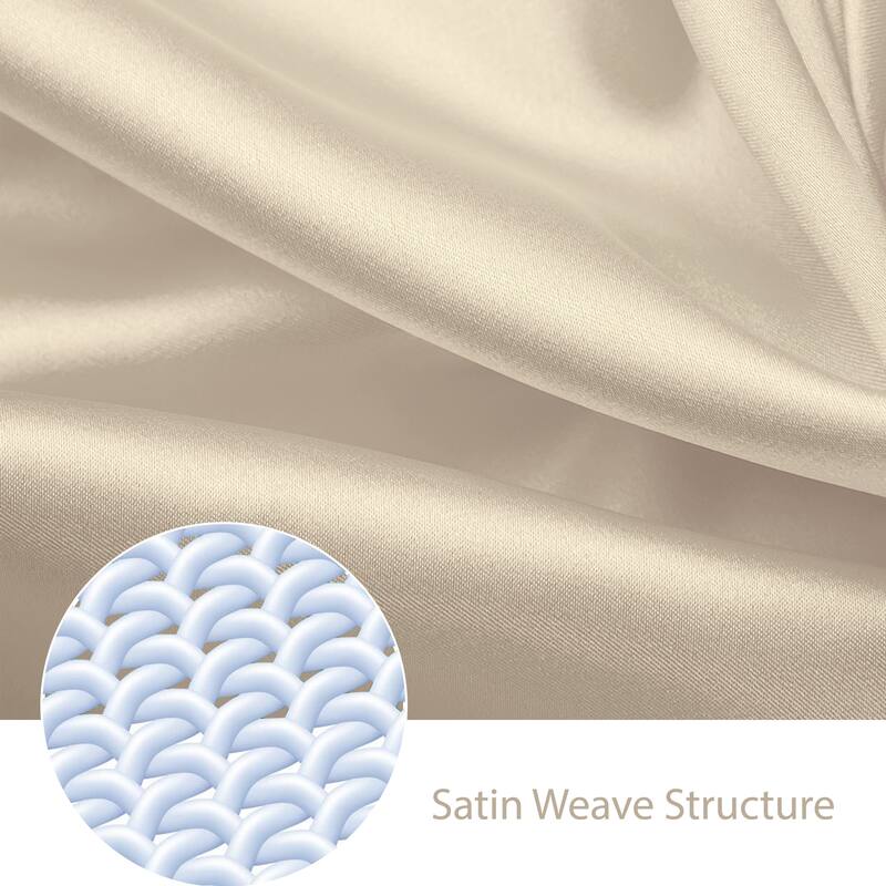 Satin Bed Sheet Set Ultra Soft 4-Piece