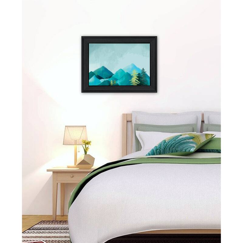 TrendyDecor4U Contemporary "Adventure Awaits I" Framed Print Wall Art