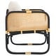 preview thumbnail 9 of 22, SAFAVIEH Alybeth Boho Coastal Solid Wood Accent Chair with Cushion - 26" W x 26" D x 26" H