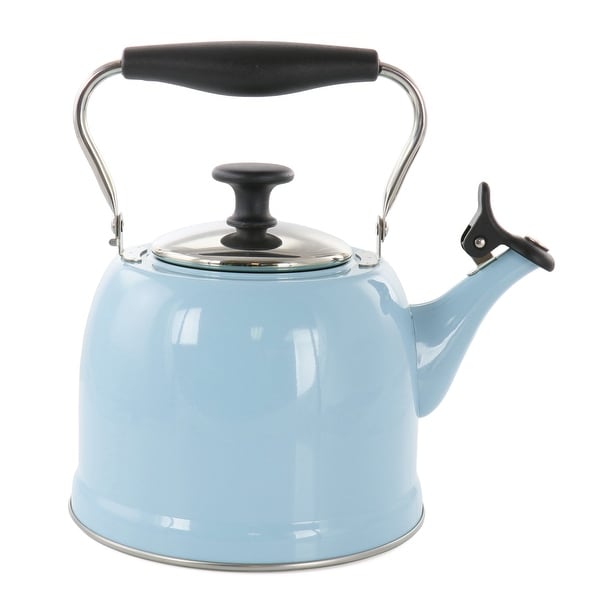 2.2 Quart Stainless Steel Tea Kettle in Periwinkle Bed Bath Beyond 40301425