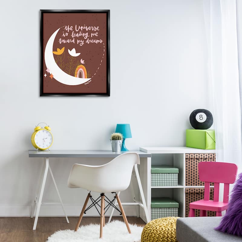 Stupell Leading Me To My Dreams Framed Floater Canvas Wall Art Design By Mandy Ford Art + Illustration