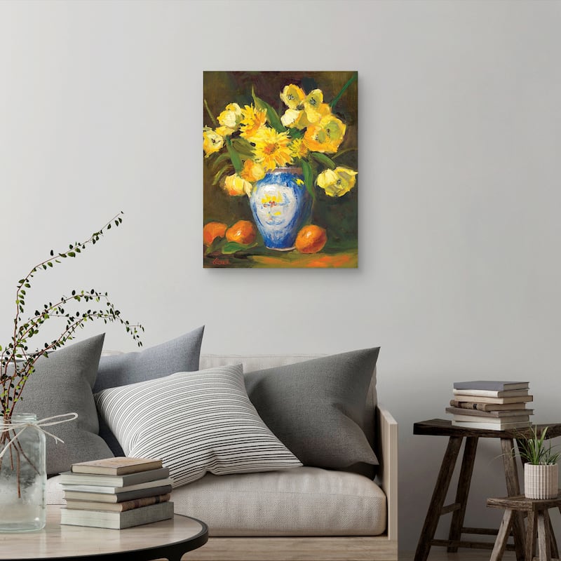 Butter Petals by Alexi Fine Canvas Art Print