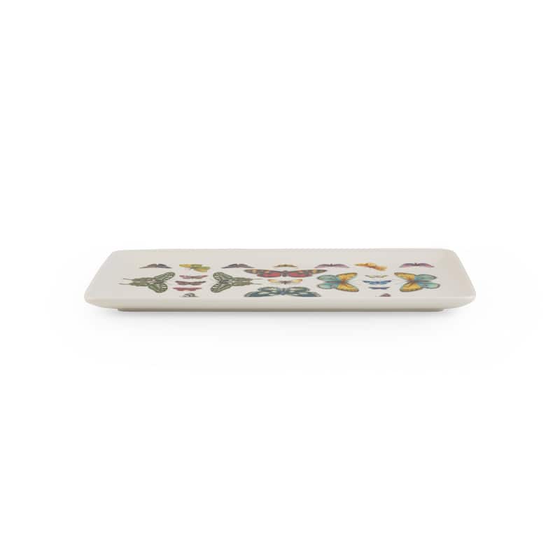 Portmeirion Botanic Garden Harmony Rectangular Tray - 13 x 7.5 Inch