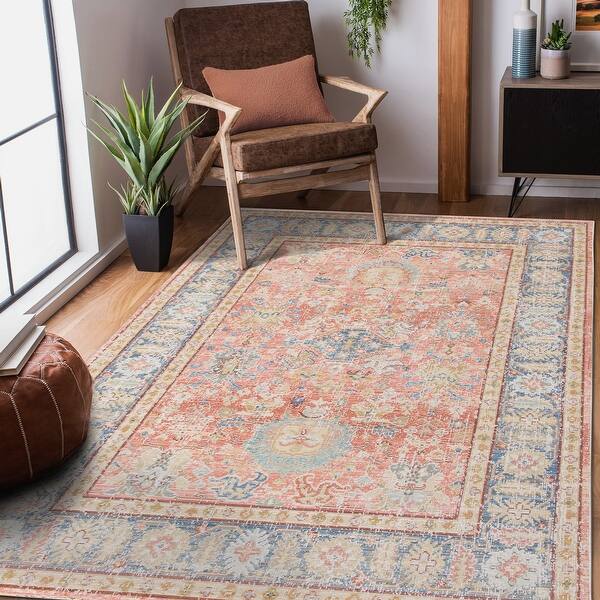 Porch & Den Queens Vintage Polyester Area Rug On Sale Bed Bath