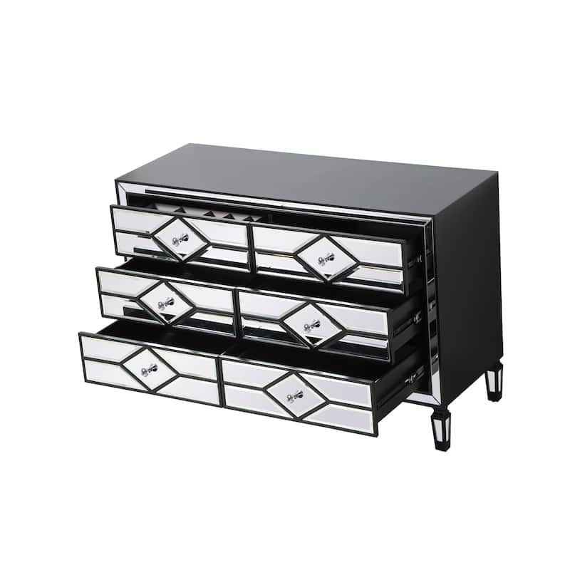 6 Drawer 48" Double Dresser