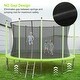preview thumbnail 15 of 14, 16FT Trampoline, Recreational Trampolines with Enclosure Net and Ladder