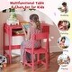 preview thumbnail 17 of 28, Costway Kids Desk and Chair Set with Storage Drawer and Hutch, Student - See Details