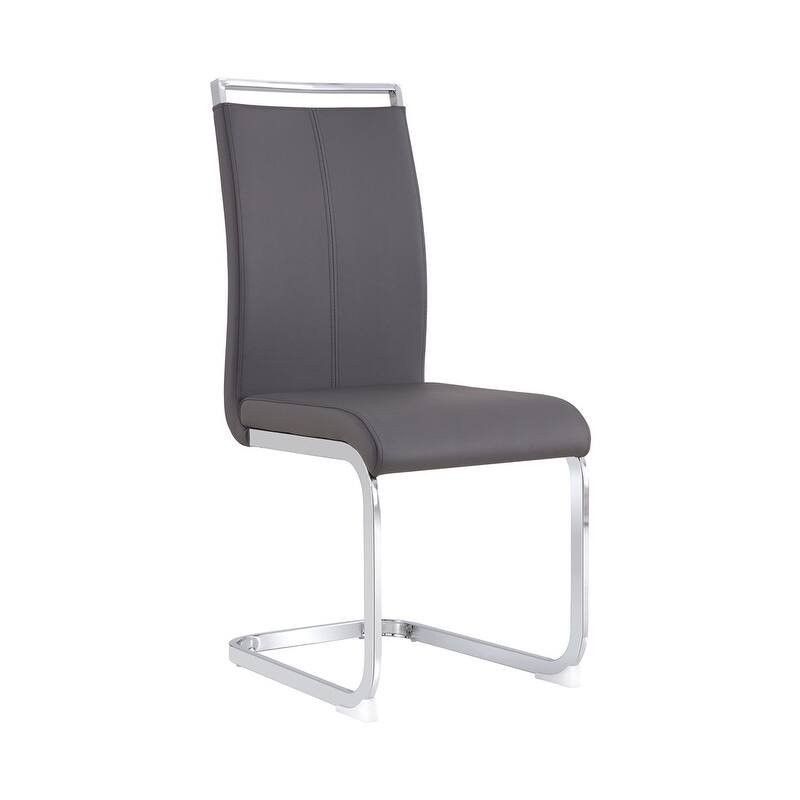 Dining Chairs,PU Faux Leather High Back Side Chair (Set of 4)
